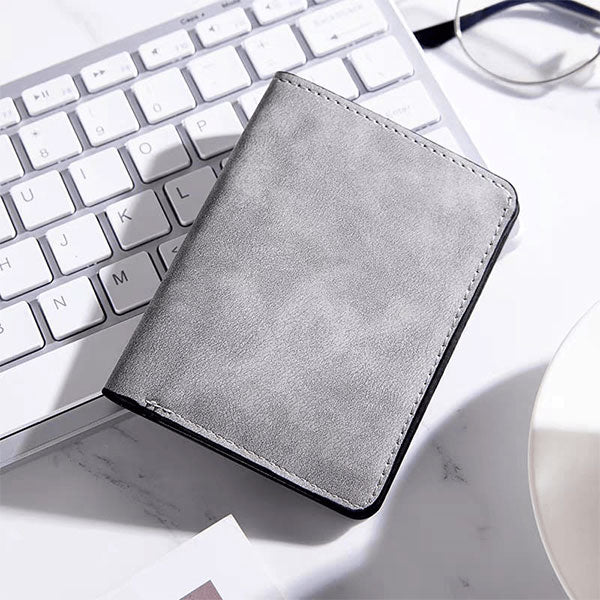 Short Leather Imported Wallet