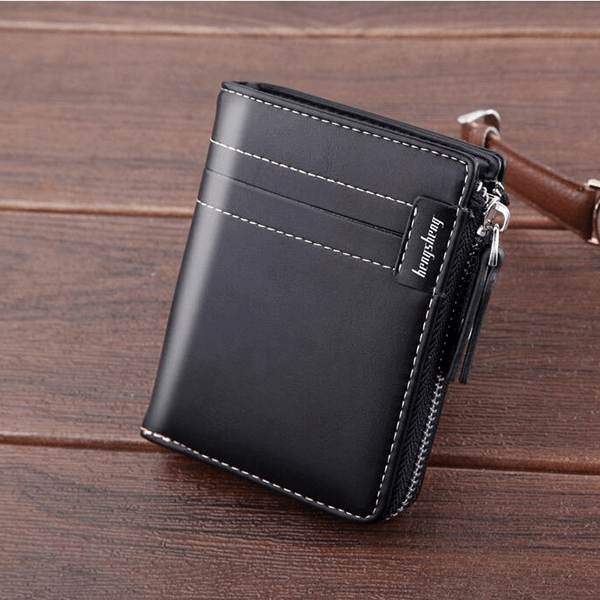 Zipper Short Men Casual Wallet