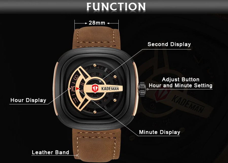 KADEMAN Casual Watch For Men