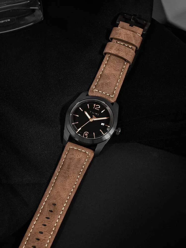TOMl T-095 Men's Luxury Business Wrist Watch Quartz