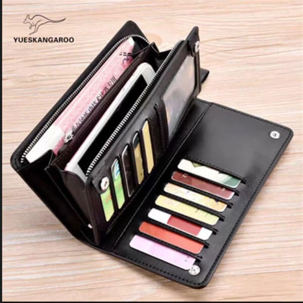 Long Leather Wallet