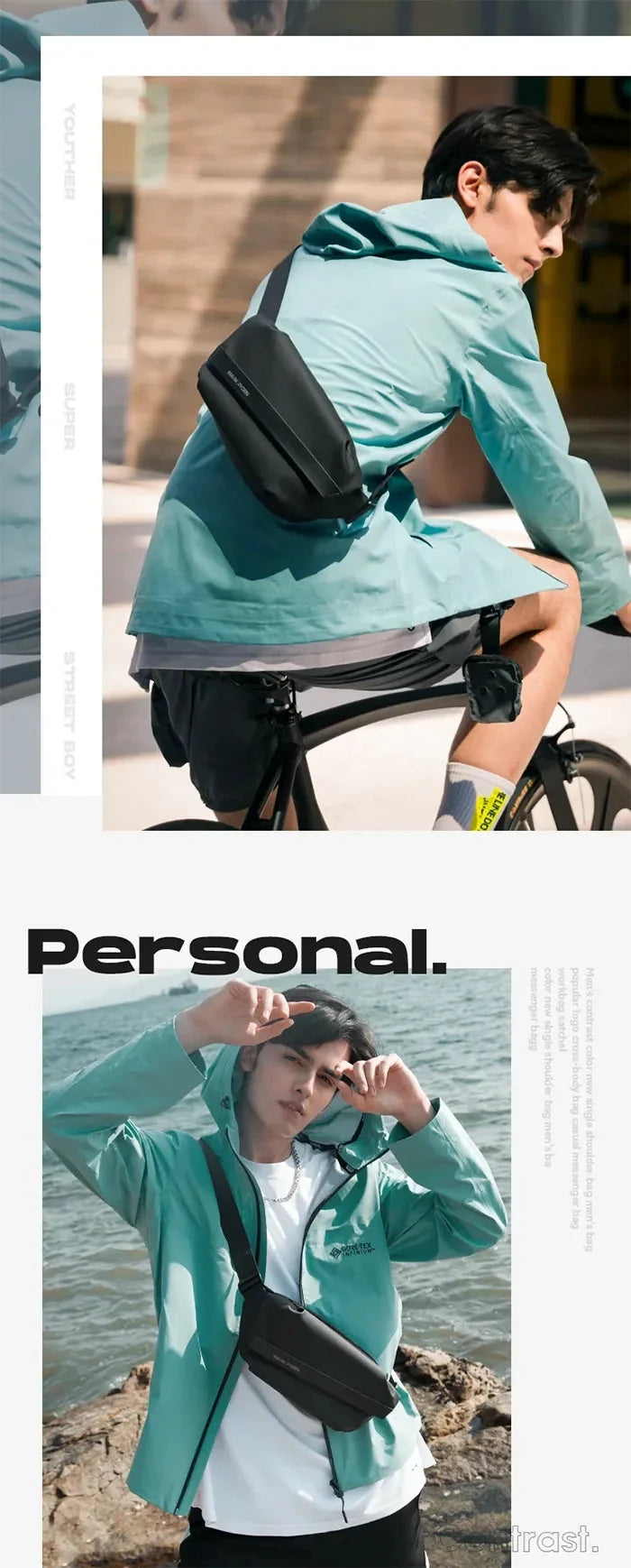 Oxford Chest Fanny pack for men "SUNAN"