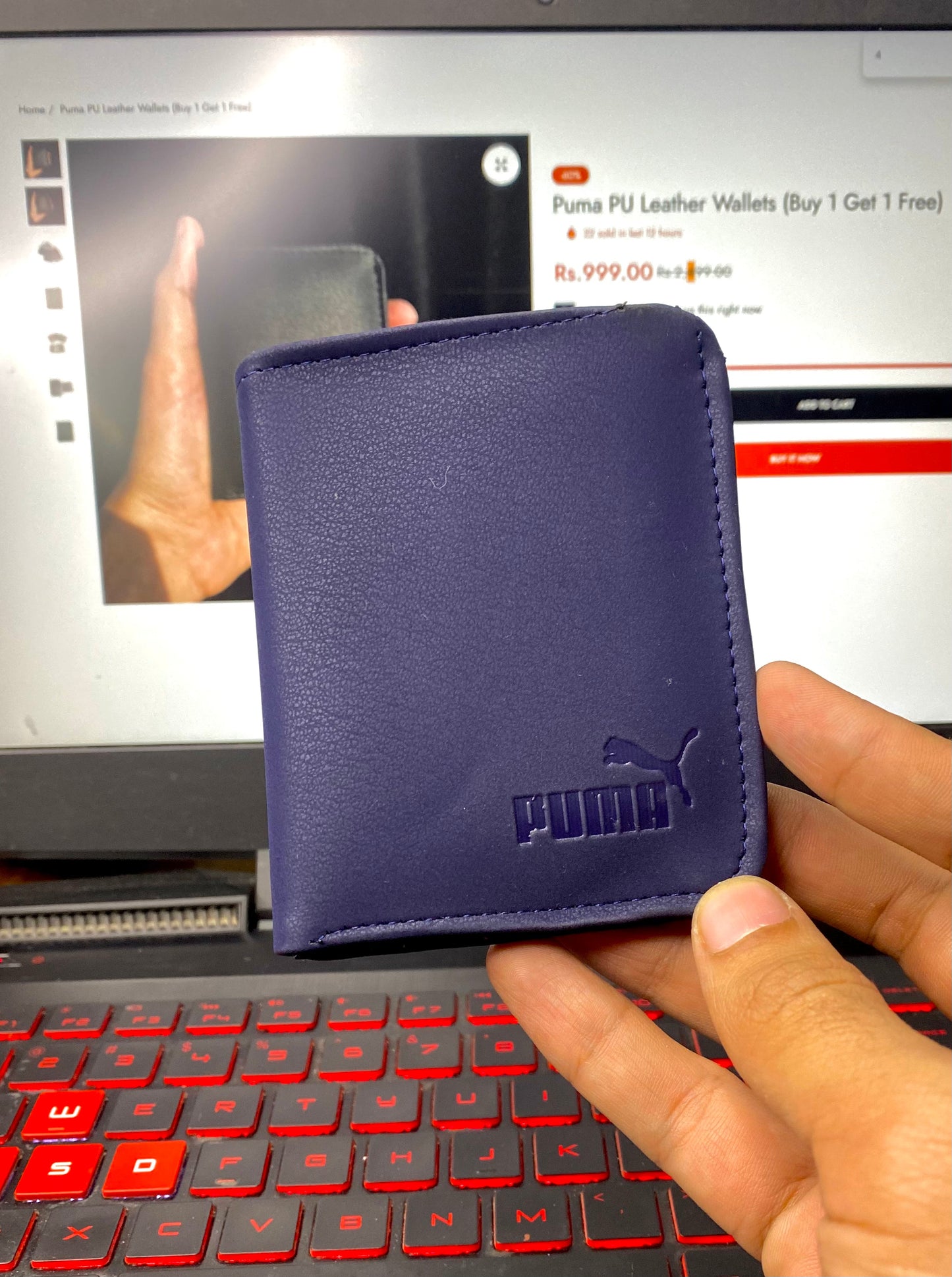 Puma PU Leather Wallets (Buy 1 Get 1 Free)