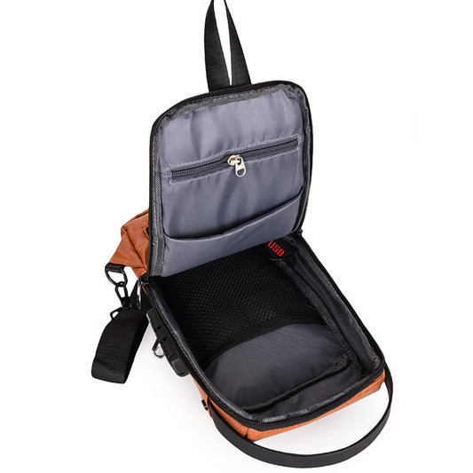 Fashion PU Leather Men's Shoulder Bags