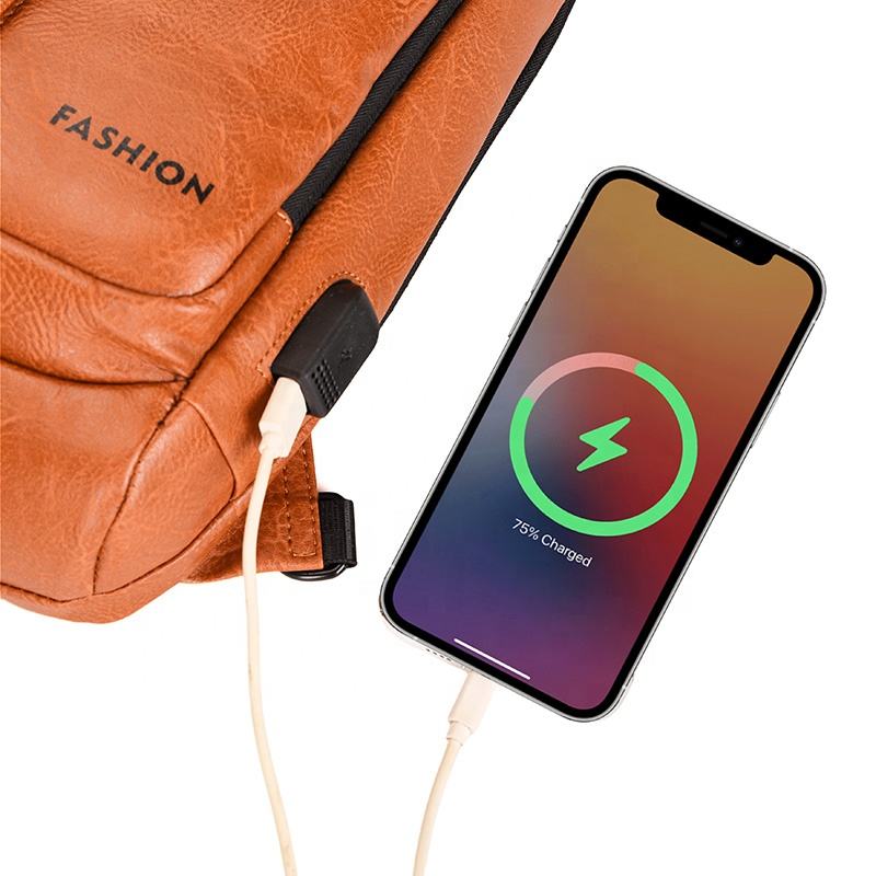 Fashion PU Leather Men's Shoulder Bags