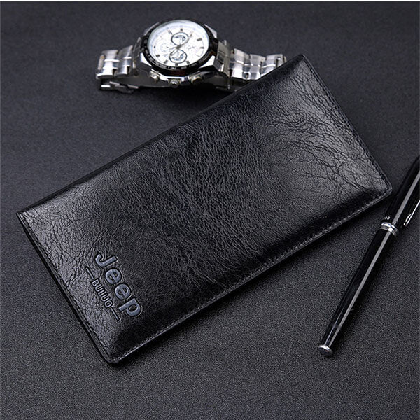 Jeep Long Leather Wallet (Buy 1 Get 1 Free)