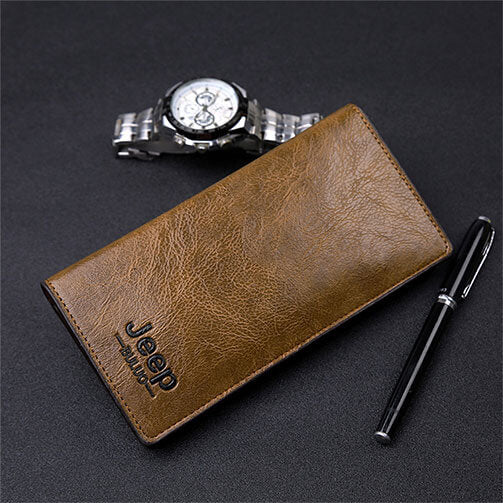 Jeep Long Leather Wallet (Buy 1 Get 1 Free)