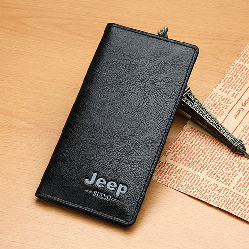 Jeep Long Leather Wallet (Buy 1 Get 1 Free)