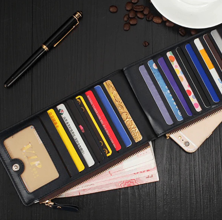 Long Bifold Multi-Function Wallet