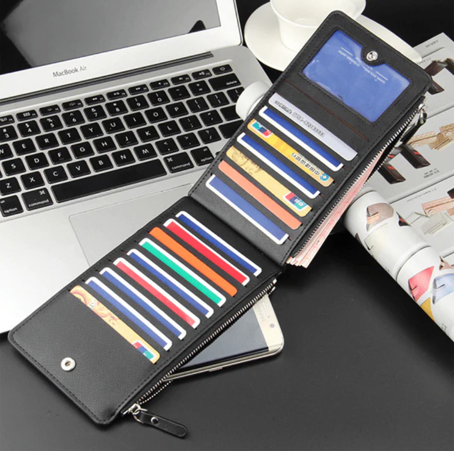 Long Bifold Multi-Function Wallet
