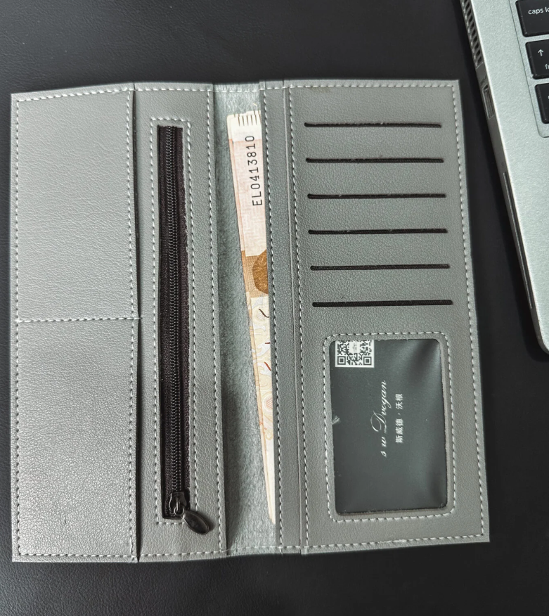 New Imported Leather Fold Wallet For Cash & Cards