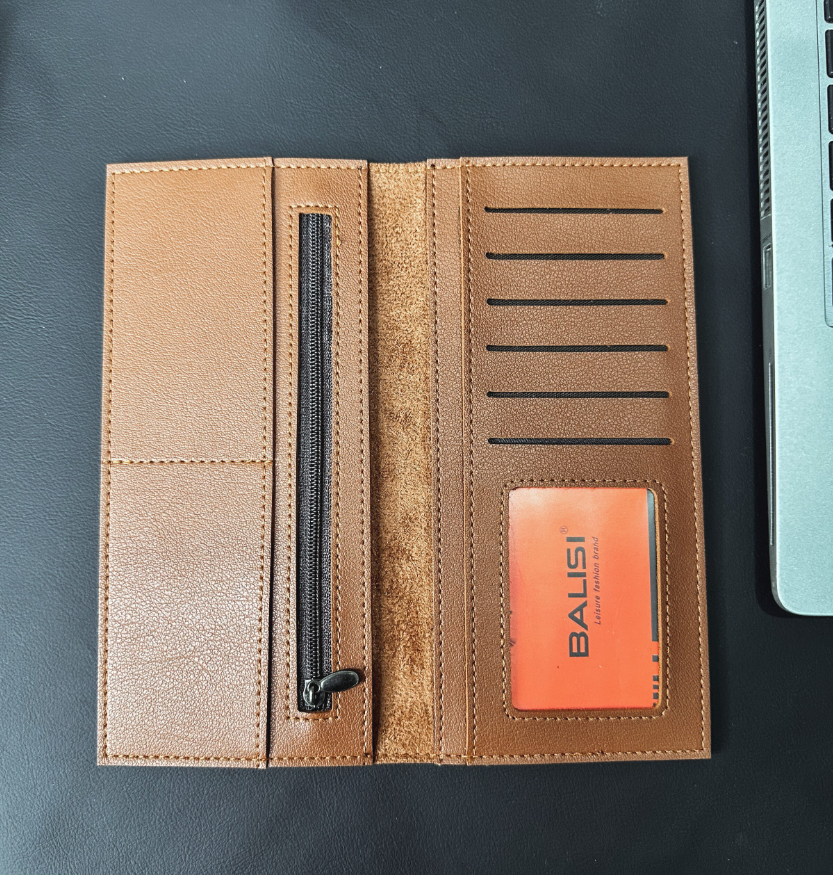New Imported Leather Fold Wallet For Cash & Cards