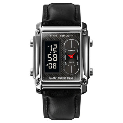 Men's SKMEl 8681 Casual Three Time (Digital Analog Luxury Watch)