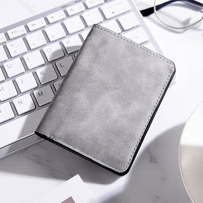 Short Leather Imported Wallet
