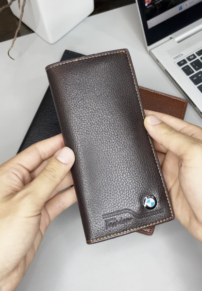New Classic Long Fold Leather Wallet.