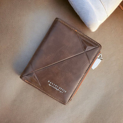 Crafted Balisi Imported Zipper Wallet