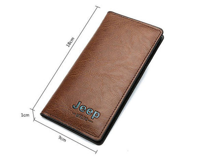 Jeep Imported Branded Leather Wallet (Buy 1 Get 1 Free)