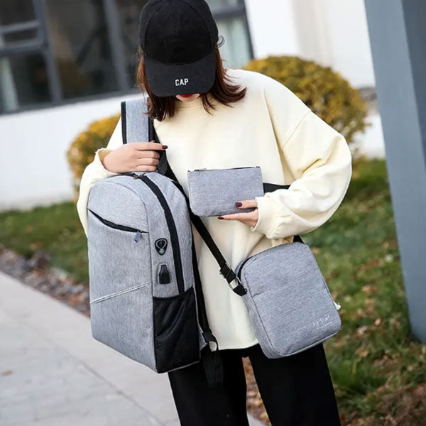 3Pc's Unisex Laptop Backpack