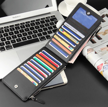 Long Bifold Multi-Function Wallet