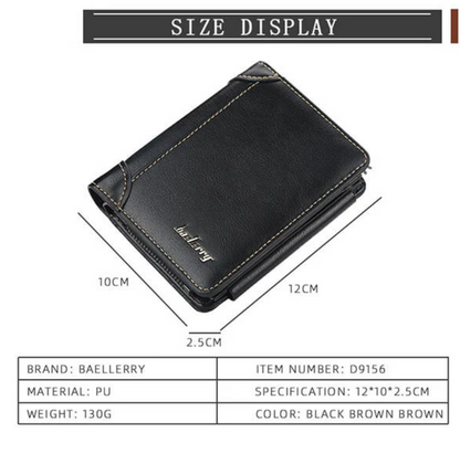 Elegant PU Leather Men’s Wallet